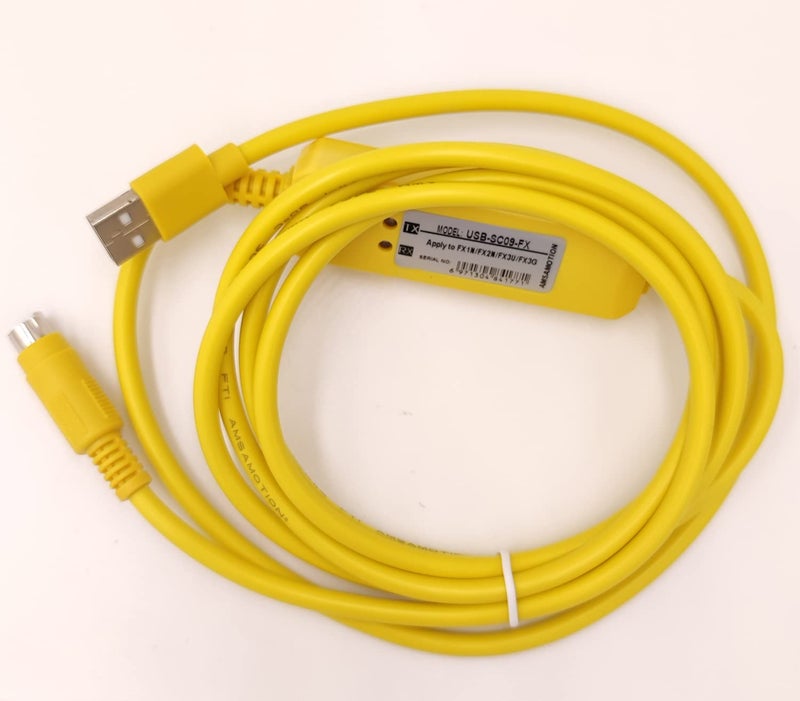 كابل برمجة USB-SC09-FX مناسب لسلسلة Mitsubishi FX1S/1N/2N/3U FX PLC كابل برمجة يدعم Win7 - Image 2