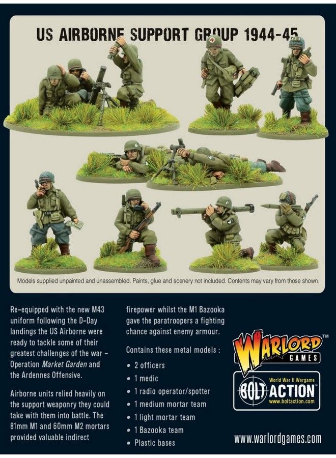 WARLORD GAMES Us Airborne Support Group (1944 45) - Image 3