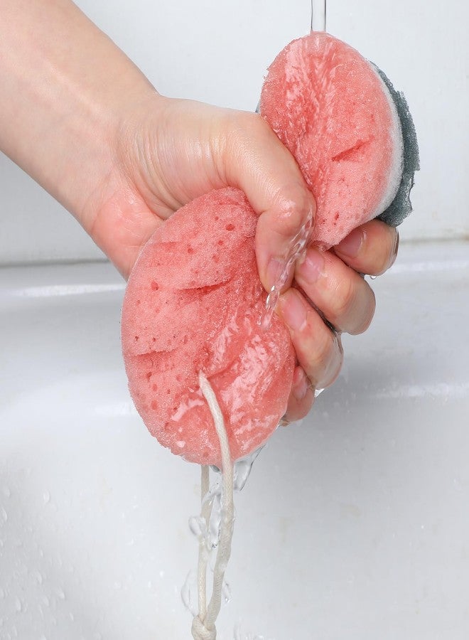 DOPENSPI 2 Pcs Soft Large Bath Sponges, 3 Layer Exfoliating Body Loofah Sponge for Shower Sponge for Women Men Bath Accessories - Image 3