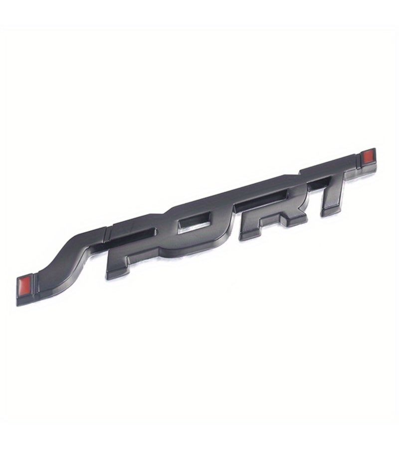 Black 3D Chrome Metal Car Decoration Sticker Sport Logo Badge Universal Durable - Image 3