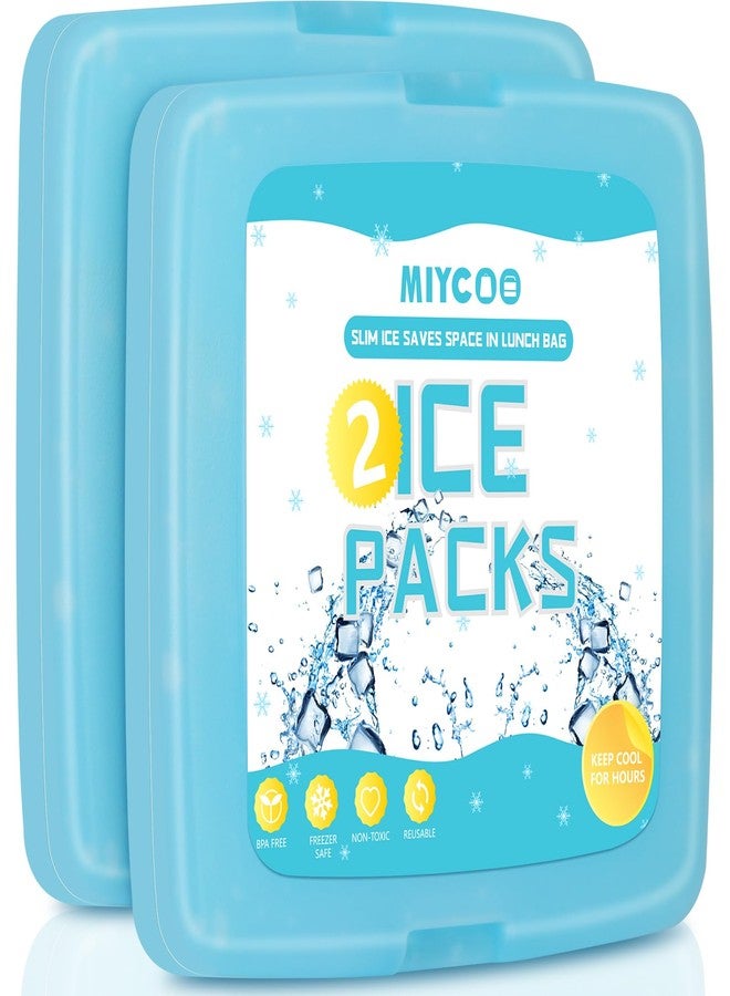 MIYCOO أكياس ثلج قابلة لإعادة الاستخدام من ميكو كول كولرز لحقائب وصناديق الغداء - أكياس ثلج للمبردات - Image 1