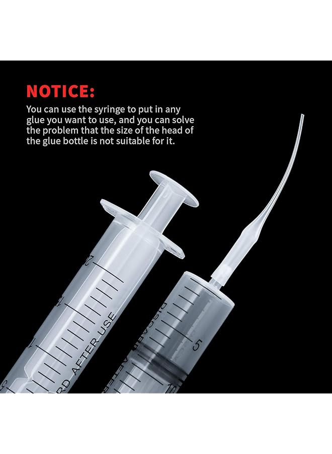 إيروريكس أطراف غراء دقيقة من البلاستيك، أطراف زجاجة غراء، أداة تمديد غراء دقيقة لمختبرات الهوايات والحرف اليدوية، موزعات لاصقة، 200 قطعة - Image 2