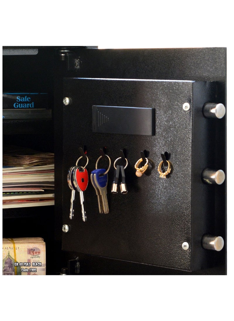 Safety Tech Safety Tech Home Office Safe with Fingerprint and 3 Storage Spaces  - Image 5