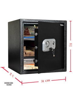 Safety Tech Safety Tech Home Office Safe with Fingerprint and 3 Storage Spaces  - Image 3