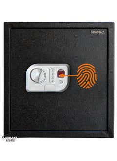 Safety Tech Safety Tech Home Office Safe with Fingerprint and 3 Storage Spaces  - Image 1