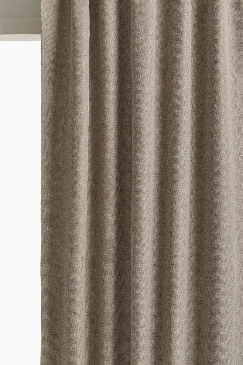 H&M 2-pack blackout herringbone curtain lengths