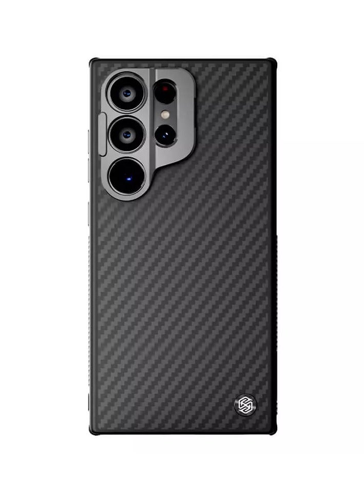 Nillkin CarboProp Aramid fiber armor case with camera cutout for Samsung Galaxy S24 Ultra - Black - Image 1