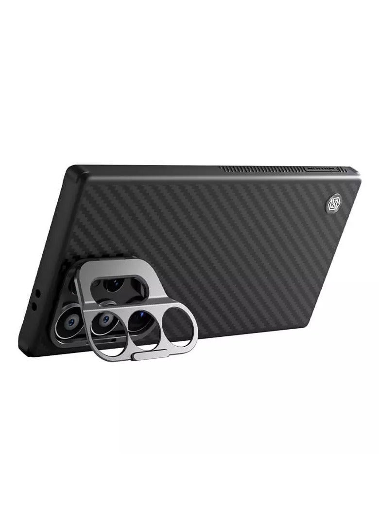 Nillkin CarboProp Aramid fiber armor case with camera cutout for Samsung Galaxy S24 Ultra - Black - Image 4