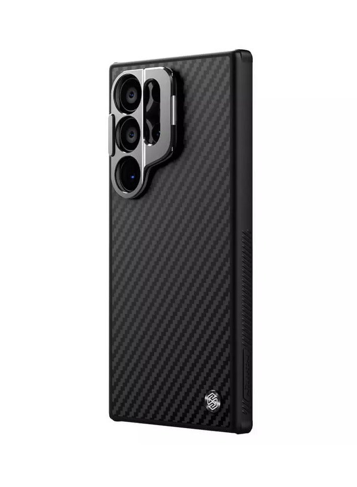 Nillkin CarboProp Aramid fiber armor case with camera cutout for Samsung Galaxy S24 Ultra - Black - Image 5