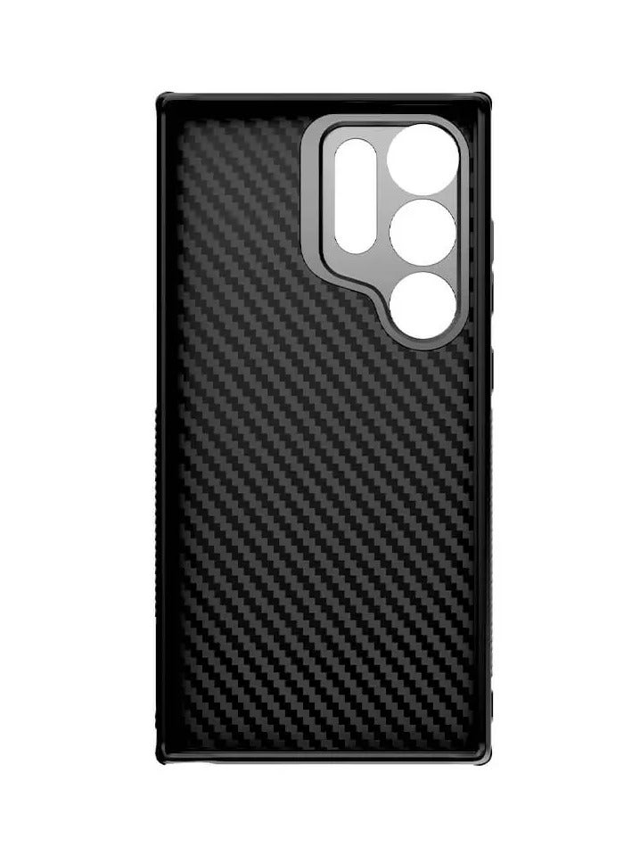 Nillkin CarboProp Aramid fiber armor case with camera cutout for Samsung Galaxy S24 Ultra - Black - Image 3