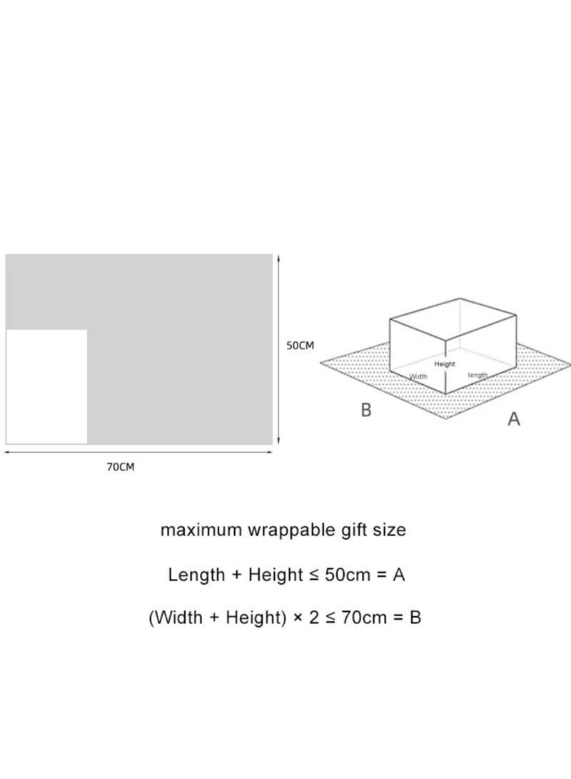 New Design Wrapping Paper Ramadan Eid Gift Flower Packaging Paper 10 Sheets - Image 5