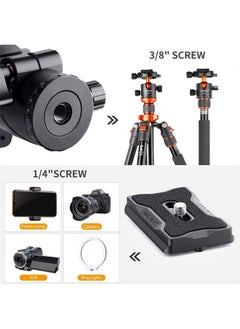 K&F Concept Professional 28Mm Metal Tripod Ball Head 360 Degree Rotating Panoramic With 1 4 Inch Quick Release Plate Bubble Level For Tripod Monopod Slider Camera Camcorder Up To 22 Pounds  - Image 3