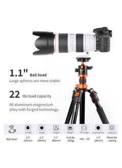 K&F Concept Professional 28Mm Metal Tripod Ball Head 360 Degree Rotating Panoramic With 1 4 Inch Quick Release Plate Bubble Level For Tripod Monopod Slider Camera Camcorder Up To 22 Pounds  - Image 5