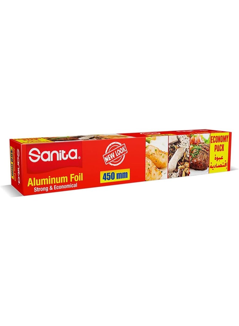 Sanita Aluminum Foil, Strong & Economical,450mm * 85m - Image 1