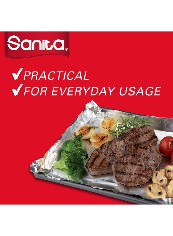 Sanita Aluminum Foil, Strong & Economical,450mm * 85m - Image 4