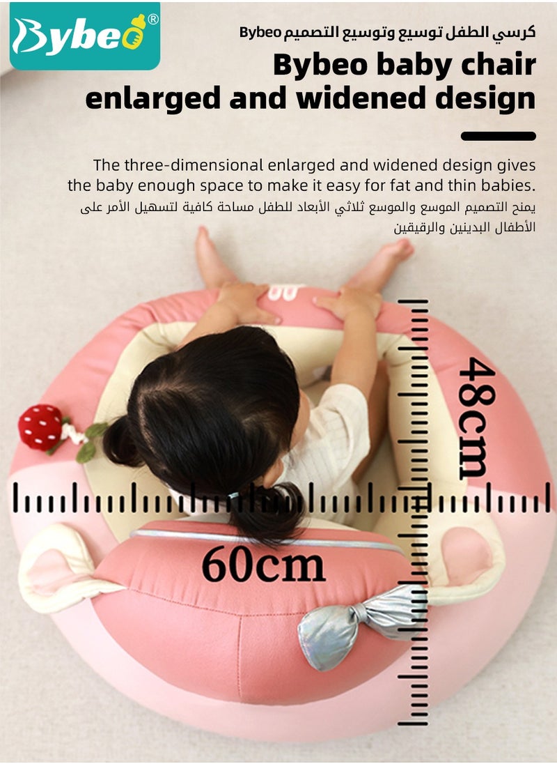Bybeo - Baby Sitting Support Seat Sofa, Baby Sofa Learn Sitting Chair, Baby Sitting Chair, Infant Sit-up Sofa, Infant Floor Seat With Back Support, Toddler Activity and Feeding Seat, Gift for Kids Boy Girl - Image 1