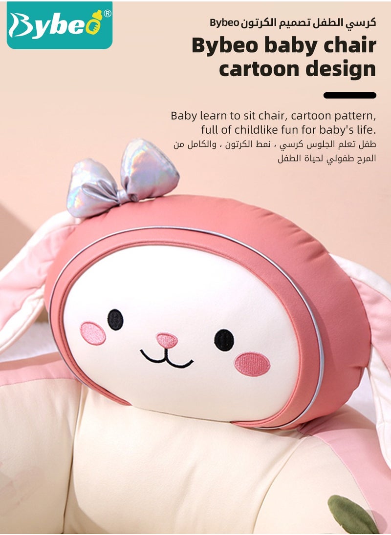 Bybeo - Baby Sitting Support Seat Sofa, Baby Sofa Learn Sitting Chair, Baby Sitting Chair, Infant Sit-up Sofa, Infant Floor Seat With Back Support, Toddler Activity and Feeding Seat, Gift for Kids Boy Girl - Image 1