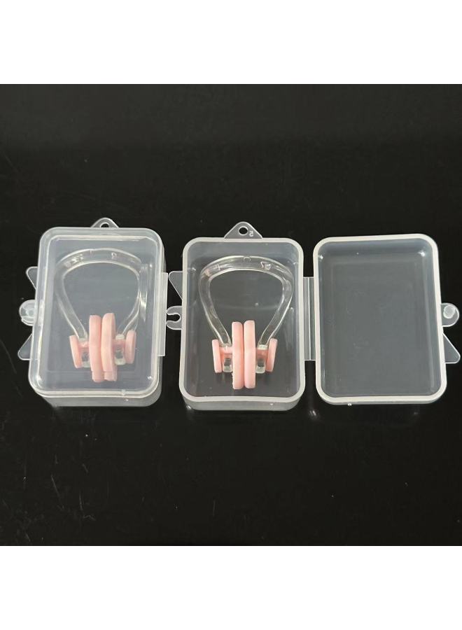 Generic Nose Clip Swimming Nose Clip Swimming Nose Clip Nose Plug Waterproof Water Products Swimming Tools Swimming Supplies Boxed-Color:Jelly Powder - Image 5