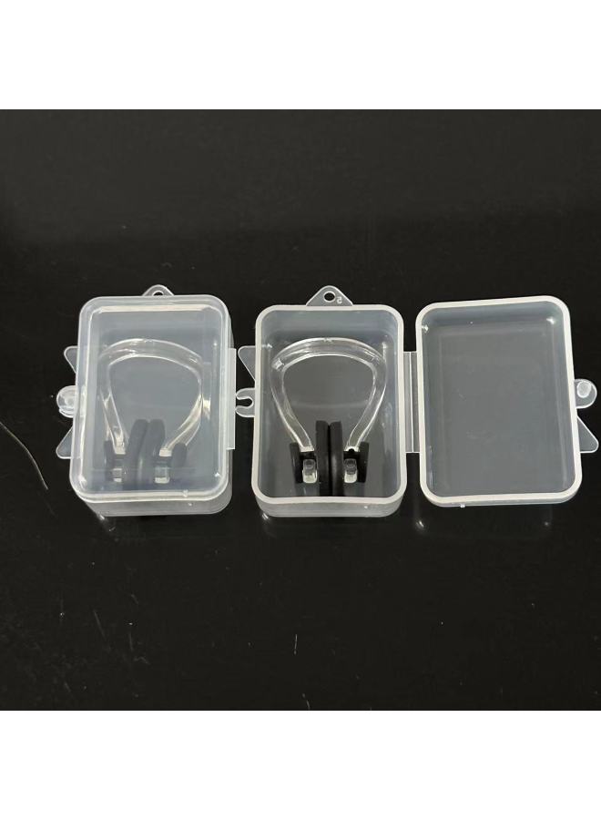 Generic Nose Clip Swimming Nose Clip Swimming Nose Clip Nose Plug Waterproof Water Products Swimming Tools Swimming Supplies Boxed-Color:Jelly Powder - Image 3