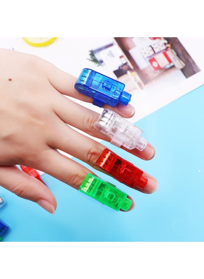 Finger Lights LED Luminous Toys Nightclub Concert Cheer Colorful Laser Flash Stall Supply Specials-Color:Blue  - Image 2