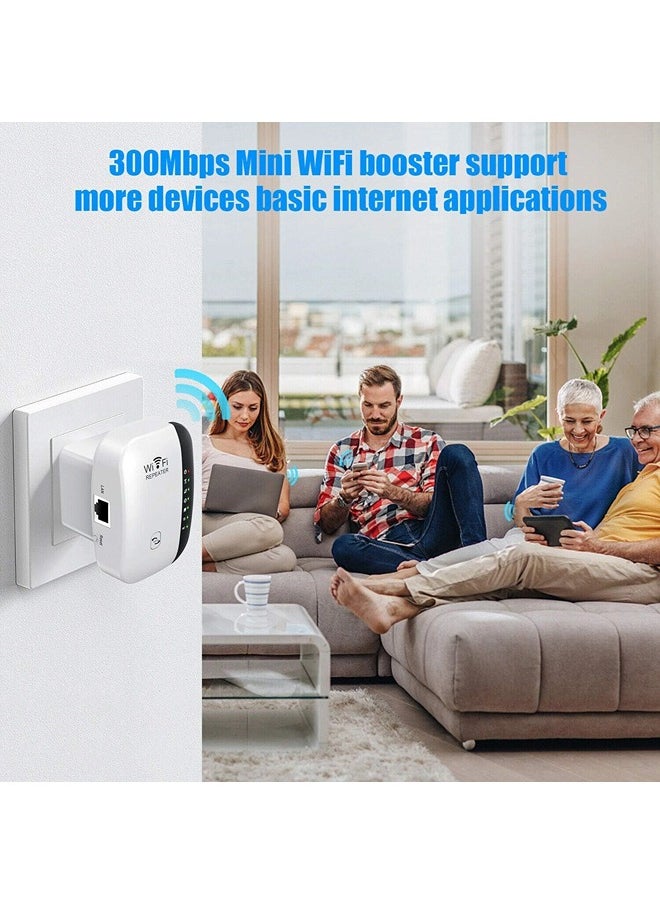 ShebSheb - Wi-Fi Router,WiFi Extender WiFi Booster,Internet Booster with Ethernet Port,1-Tap Setup,Access Point,WiFi Extenders Signal Booster for Home - Image 1