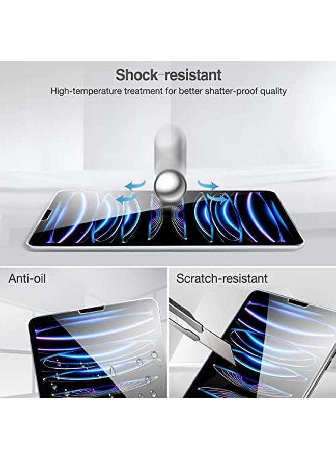 Procases 2+2 Pack Screen Protector For Ipad Pro 11 Inch 4Th 3Rd 2Nd Generation 2022 2021 2020 With Camera Lens Protector Tempered Glass Film Guard For Ipad Pro 11" - Image 5