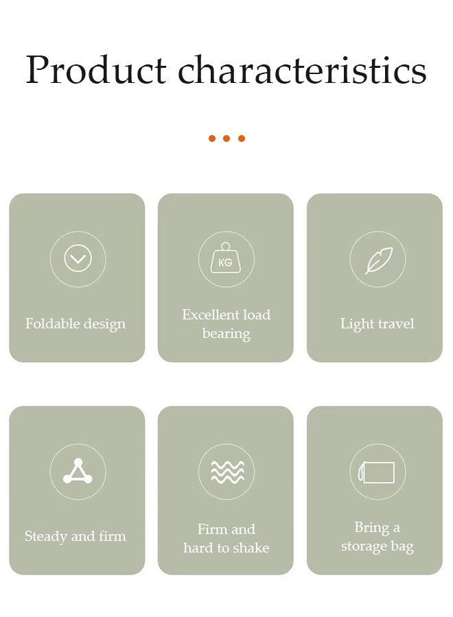 DUNISO Multifunctional Folding Table with Carry Bag,medium model Lightweight with Table Top,Perfect for Picnics, Cooking, Beach, Hiking, Fishing,56×40×46 cm - Image 3