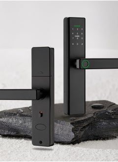 شاربدو قفل باب البصمة الذكية ، قفل الباب الذكي Wifi & Tuya Control ، مفتاحان ، بطاقات RFID ، Deadbolt biometric من Offfice ، المنزل ، الغرفة.  - Image 2