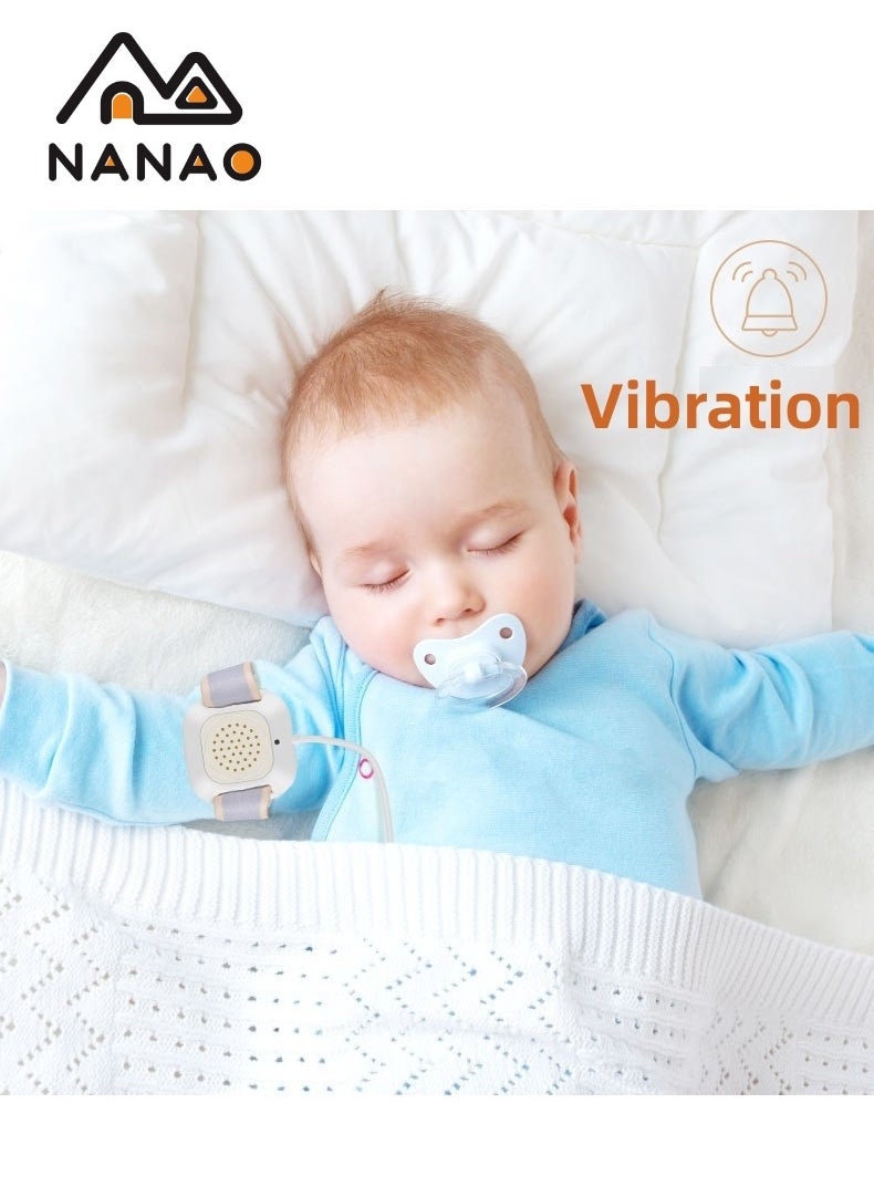 NANAO - Bedwetting Alarm for Boys and Girls,  Pee Alarm with Sound Optional and Flashing LED,Vibration Control, 3 Working Modes, Bed-wetting Sensor for Kids Adults - Image 1