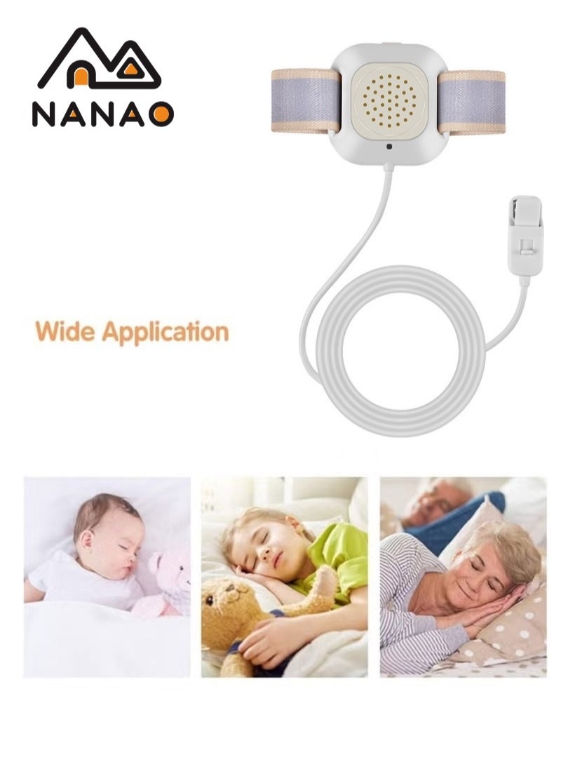 NANAO - Bedwetting Alarm for Boys and Girls,  Pee Alarm with Sound Optional and Flashing LED,Vibration Control, 3 Working Modes, Bed-wetting Sensor for Kids Adults - Image 1