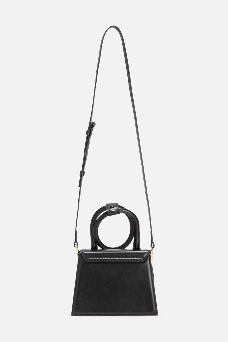 JACQUEMUS Le Chiquito Noeud tote bag with crossbody strap top handle Magnetic flap closure - Image 4