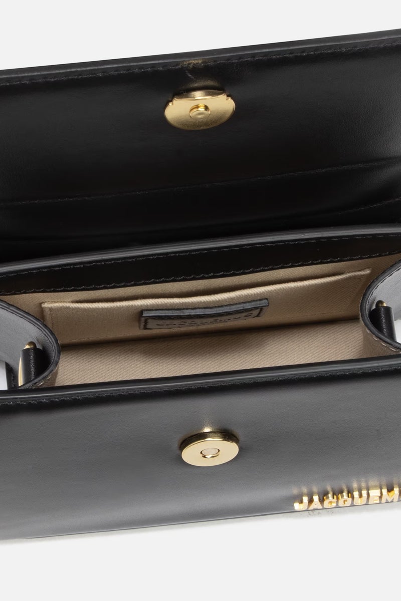 JACQUEMUS Le Chiquito Noeud tote bag with crossbody strap top handle Magnetic flap closure - Image 5