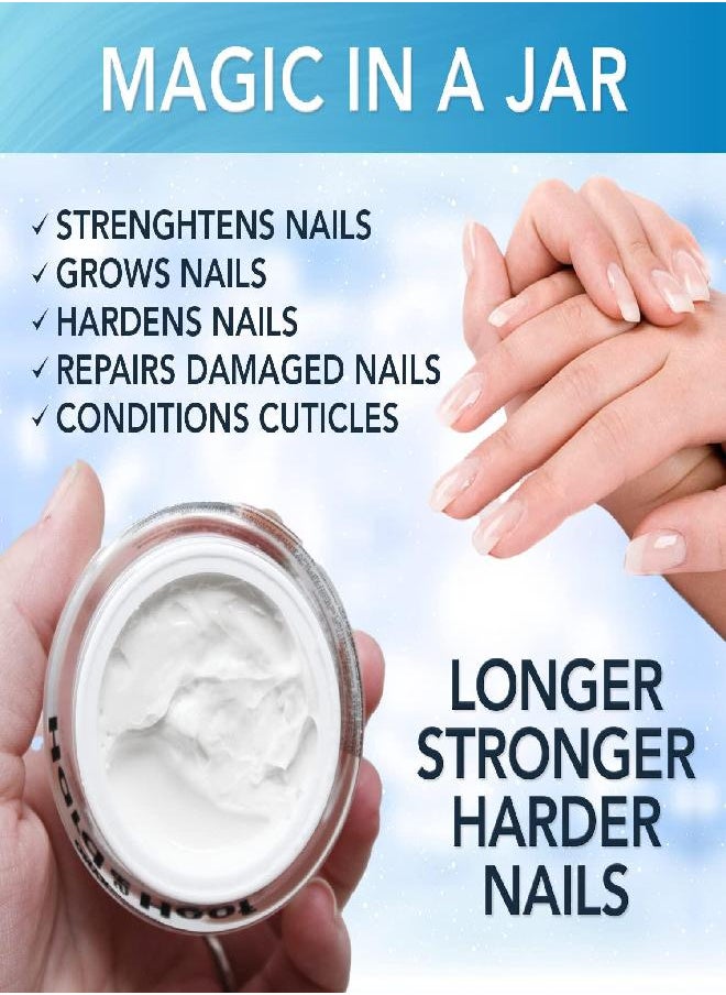 Onyx Professional - Hard As Hoof Nail Strengthening Cream with Coconut Scent, Nail Growth & Conditioning Cuticle Cream Stops Splits, Chips, Cracks & Strengthens Nails, 1 oz - Image 1