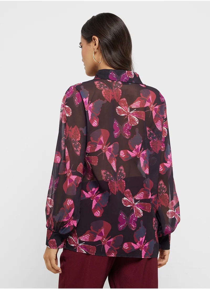 ايلا Printed Blouse