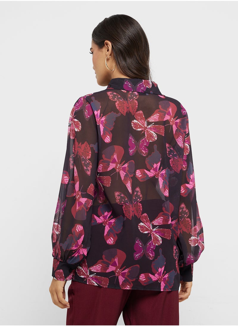 ELLA Printed Blouse  - Image 2
