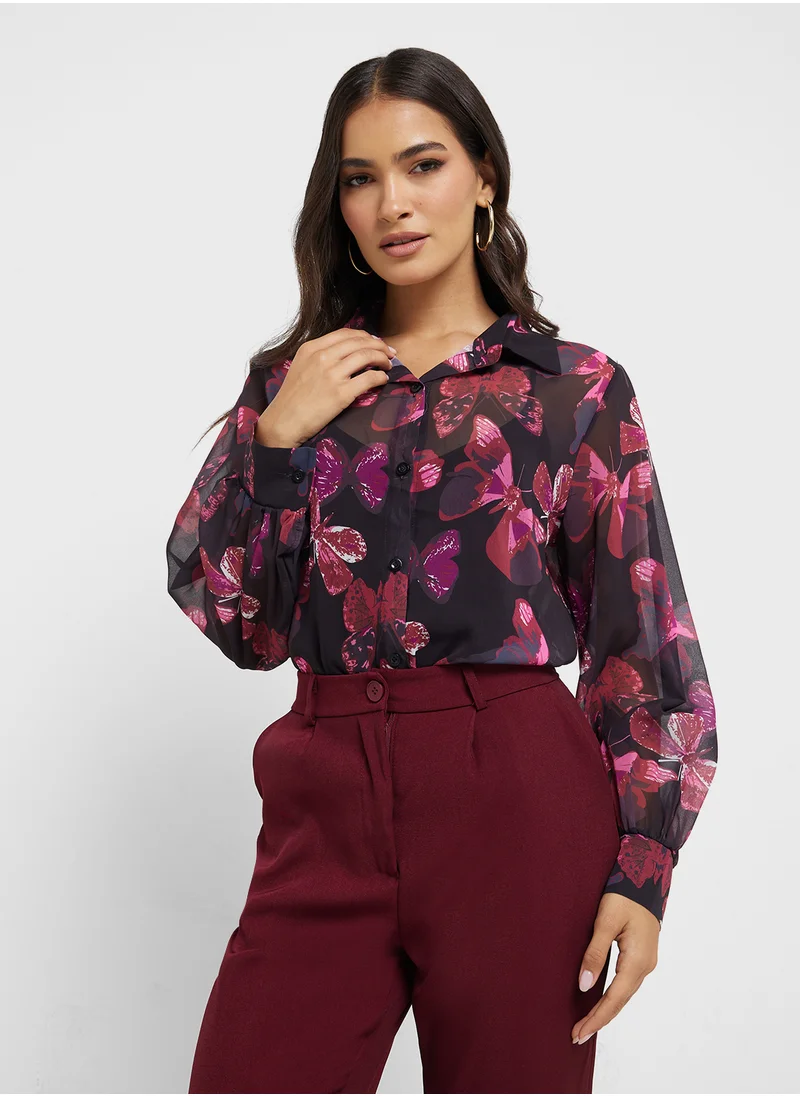 ايلا Printed Blouse