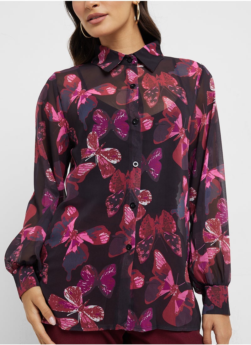 ELLA Printed Blouse  - Image 3