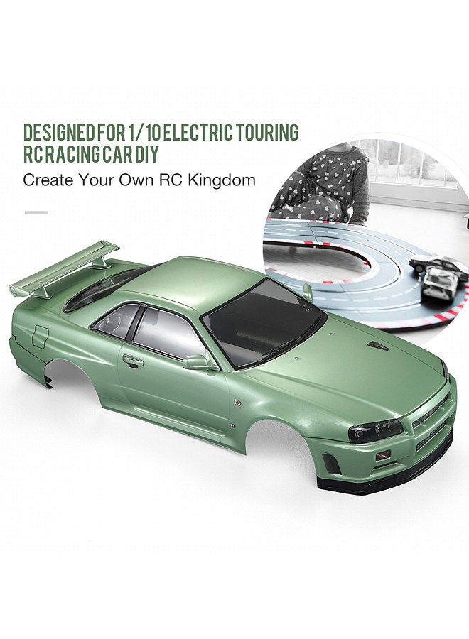 killerbody 48646 nissan skyline (r34) finished body shell frame for 1/10 electric touring rc racing car diy  - Image 4