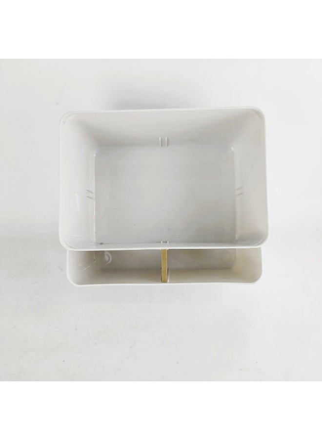 Shatterproof acrylic tissue box with storage compartments - high-quality material - modern and elegant - Image 5