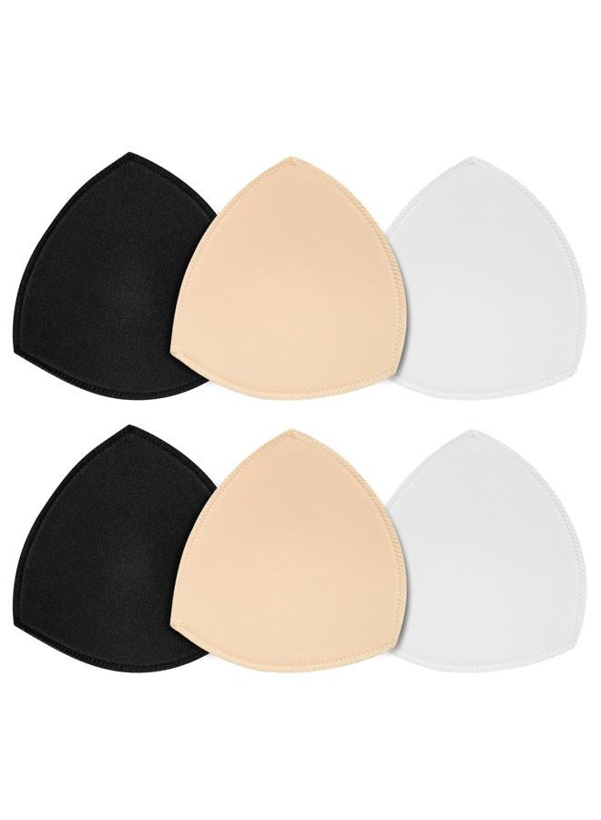TopBine Bra Pads Inserts, 3 Pairs B/C 3 Color, B/C - Image 1