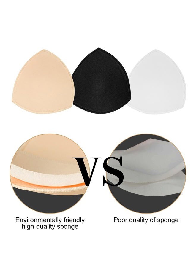 TopBine Bra Pads Inserts, 3 Pairs B/C 3 Color, B/C - Image 4