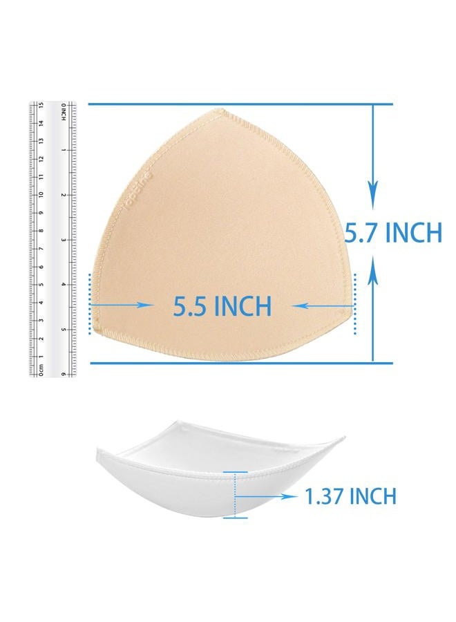 TopBine Bra Pads Inserts, 3 Pairs B/C 3 Color, B/C - Image 2