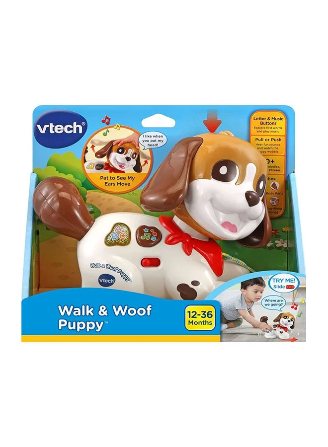 vtech Walk And Wiggle Pup, Interactive Baby Toy With Lights And Music, Gift For Infants
