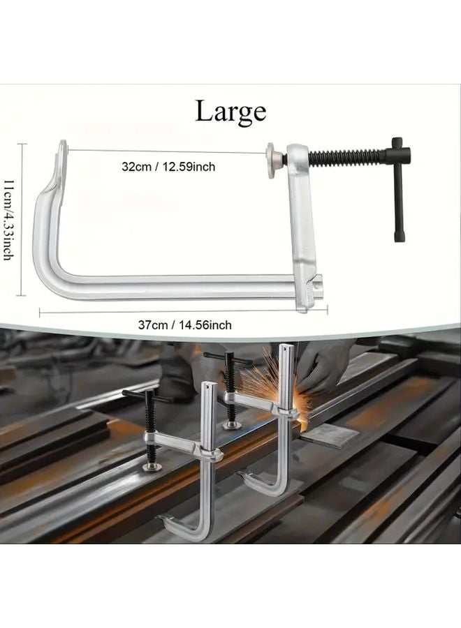 Large Heavy Duty Drop Forged Steel F Clamps For Welding And Woodworking - Image 1