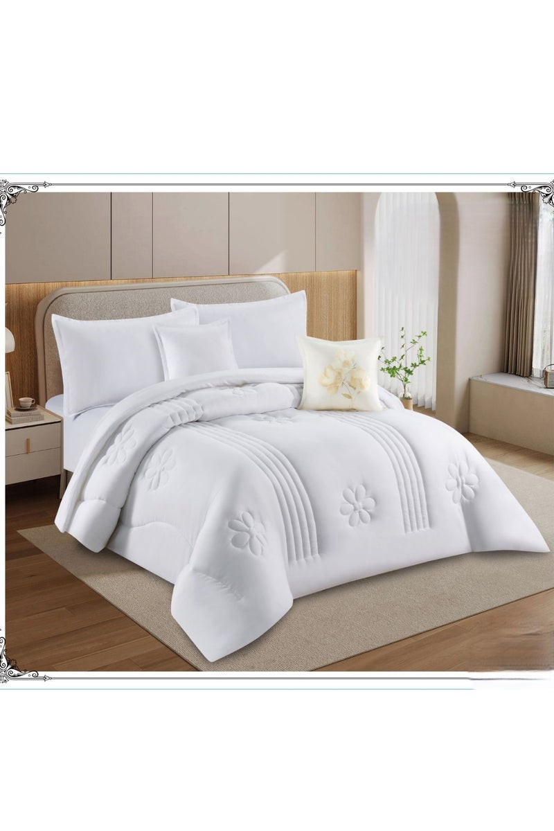 Red Rose Luxury hotel double bed duvet  with an exclusive and attractive design made of microfiber, size 220*240 cm