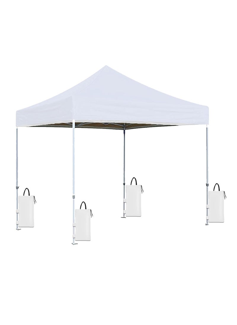 Shri R. K. Shri R K Portable Foldable Popup Gazebo Tent Display Gazebo White 65 X 65 FT 