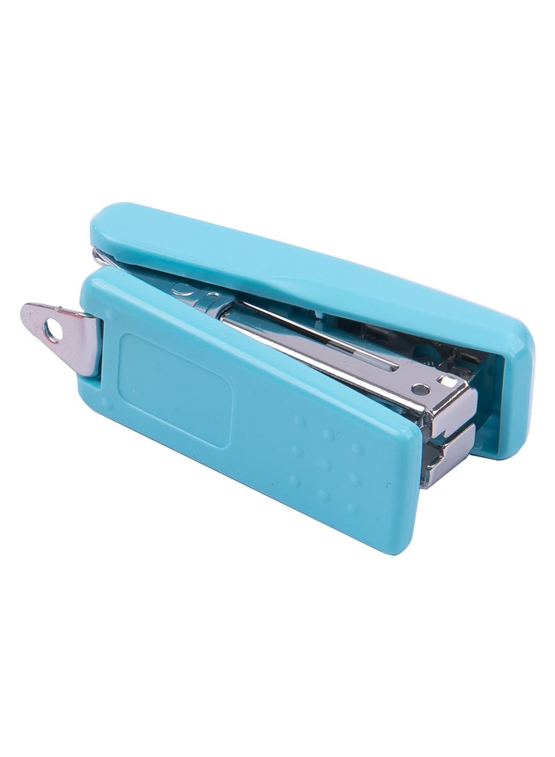 Deli دلي E0254 دبابيس صغيرة مع مؤشر الدبابيس المنخفضة، سعة 15 ورقة، تحميل 40 دبوس، يتضمن 1000 دبوس ومزيل مدمج - لون متنوع - Image 2