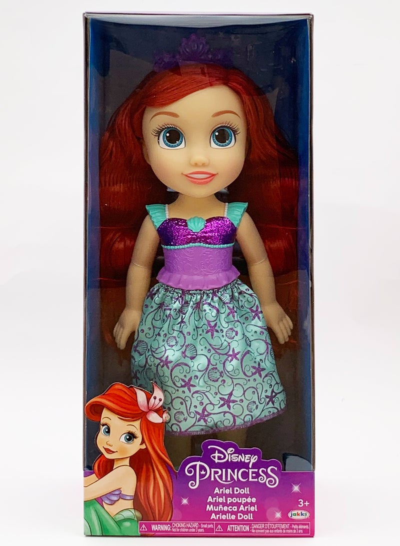 Disney Princess دمية أميرة ديزني بخصر صلب 15 بوصة، قطعة واحدة متنوعة (قد يختلف الشخصية) - Image 3