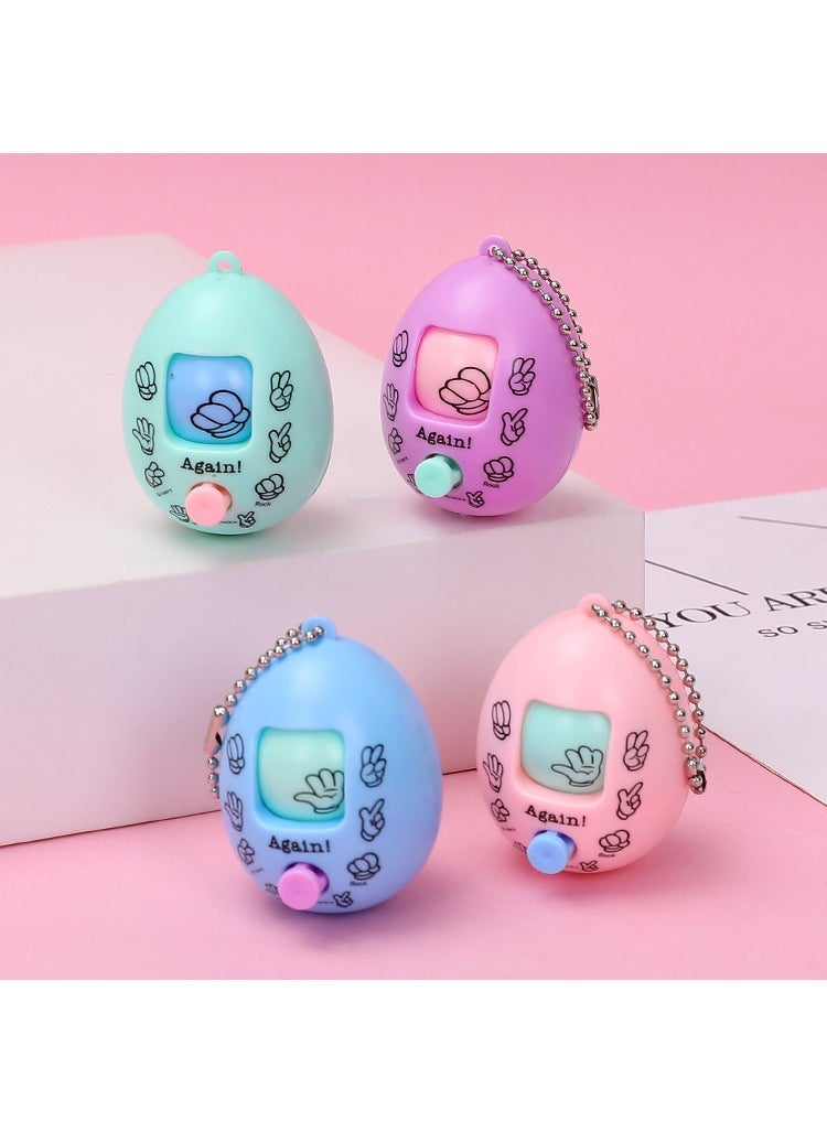 Generic Rock Paper Scissors Game Egg Keychain Guess-how Egg 