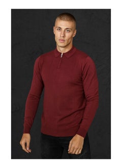 Regular Long Sleeve Half Zip Polo